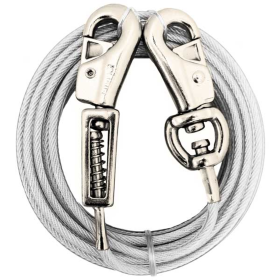 Prestige 20ft XL Dog Tie-out w Spring