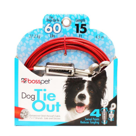 BP Tie-Out W/ Spring 40ft Lrg