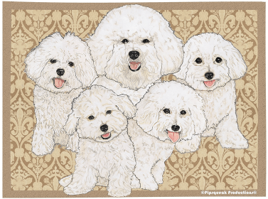 Bichon Frise - Best of Breed Dog Breed Fleece Blanket
