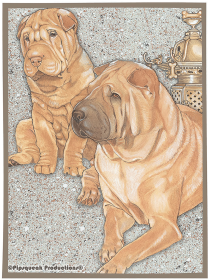 Shar Pei - Best of Breed Dog Breed Fleece Blanket