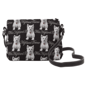 Westie Dog Sling Bag Purse Crossbody
