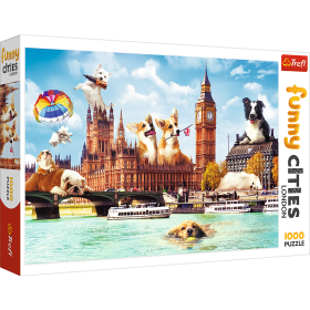 Jigsaw Puzzles - "1000 Funny Cities" - Dogs in London