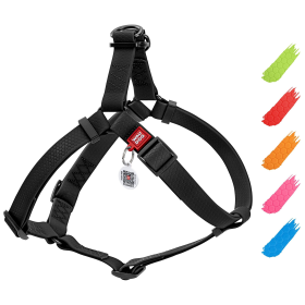 Waterproof Dog Harness M Size Adjustable Dog Harness for Large and Medium Dogs Heavy Duty Dog Harness with Durable Metal Clasp and QR Dog Tag Boy & Gi