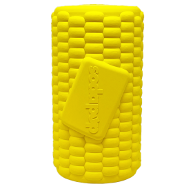 Corn on the Cob Dog Toy - Durable Rubber Treat Dispenser