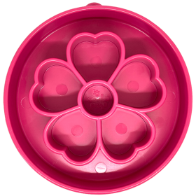 Flower eBowl Deep Slow Feeder Dog Bowl for Enrichment