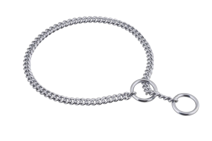 Slip Curve Show Chain Collar (10 in x 1.2 mm) (size: 10 in x 1.2 mm)