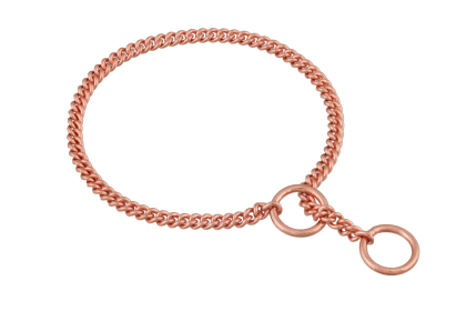 Slip Curve Show Chain Collar (10 in x 1.2 mm) (size: 10 in x 1.2 mm)