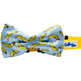 Cutie Ties Dog Bow Tie (Color: Banana, size: One size)