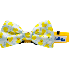 Cutie Ties Dog Bow Tie (Color: Rubber Duck, size: One size)