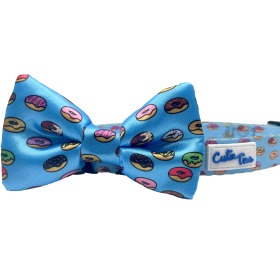 Cutie Ties Dog Bow Tie (Color: Donuts, size: One size)