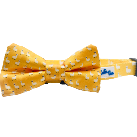 Cutie Ties Dog Bow Tie (Color: Llama Yellow, size: One size)
