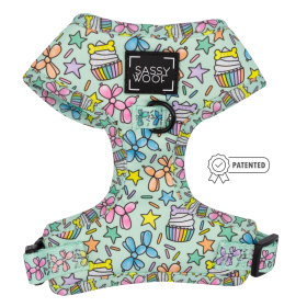 Adjustable Harness (Color: Pup Pup Hooray, size: medium)