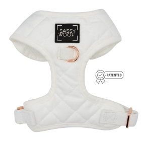 Adjustable Harness (Color: I Do, Too (White), size: Xlarge)