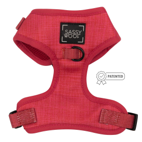 Adjustable Harness (Color: Merlot, size: Xlarge)