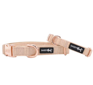 Collar (Color: Tan, size: large)