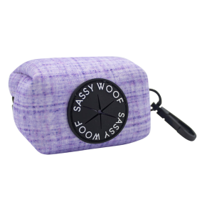 Waste Bag Holder (Color: purple, size: One size)