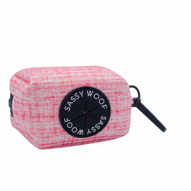 Waste Bag Holder (Color: Pink, size: One size)
