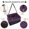 JESPET & GOOPAWS Dog Booster Seats for Cars, Portable Dog Car Seat Travel Carrier with Seat Belt for 24lbs Pets