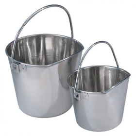 ProSelect Stainless Flat Sided Pail (Color: SS, size: 4qt)