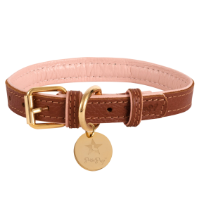 COLLAR - BELLA ROSE (Color: BELLA ROSE, size: L)