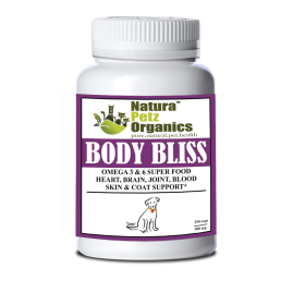 Body Bliss - Omega 3 & 6 Super Food + Heart, Brain Joint, Blood & Coat Support* (size: Dog / 250 caps / 500 mg/ Size 1)