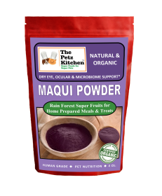 Maqui Berry Powder - Dry Eye Ocular & Microbiome Support* Organic The Petz Kitchen Dog & Cat Holistic Super Foods* (size: 4 oz)