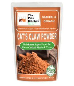 Cat'S Claw Powder Immune & Inflammation Support* The Petz Kitchen Organic & Human Grade Ingredients For Home Prepared Meals & Treats (size: 8 OZ.)