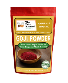 Goji Powder - Vision, Irregular Growth & Pancreatic Support* The Petz Kitchen (size: 8 OZ.)