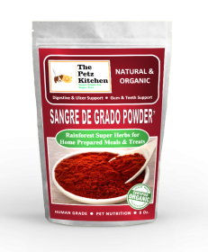 Sangre De Grado - Wound & Infection Support* The Petz Kitchen - Organic & Human Grade Ingredients & Shakers For Home Prepared Meals & Treats (size: 8 oz)