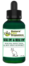 Seal Em And Seal Em Tincture - Wound, Infection, Cut & Hot Spot Support* (size: CAT / 1 fl oz.)