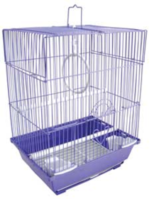 YML Flat Top Parakeet Cage (Color: purple, size: 13.3" x 10.8" x 16.5")