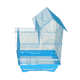 YML Villa Top Cage (Color: Blue, size: Medium - 13.3" x 10.8" x 17.8")