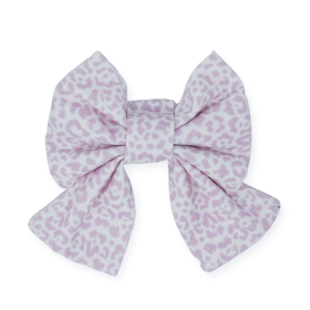 French Lavender Rosette Sailor Dog Bow (size: large)
