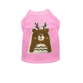 Cuddle Antler Bear (Color: Pink, size: X Small)