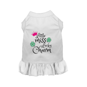 Little Miss Lucky Charm (Color: White, size: small)