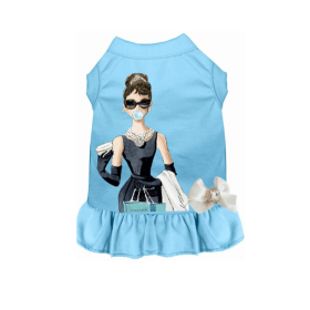 Little Miss Sniffany Dress (Color: Blue, size: large)