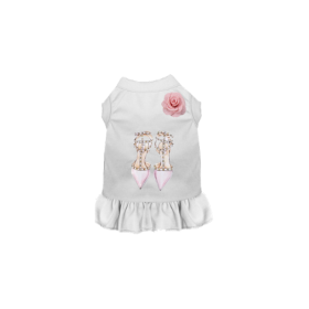 Loubarkin Dress (Color: White, size: X Large)