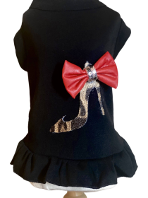 Loubarkin Panthera Dress (Color: Black, size: medium)