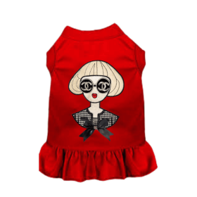 Ms. Fashion Dress (Color: Red, size: X Large)