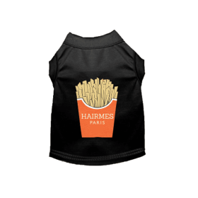 A Side of Hairmes French Fries Dog Shirt (size: small)