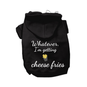 Whatever, I'm getting Cheese Fries (Color: Black, size: small)