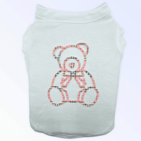Furberry Bear Tee (Color: White, size: small)