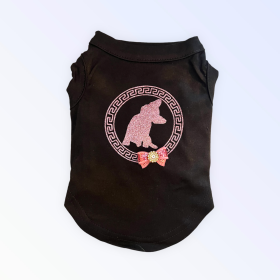 Glitterazzi Frenchie Tee (size: medium)