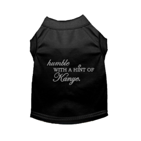 Humble with a Hint of Kanye (Color: Black, size: small)