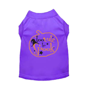 Too Cute to Spook Dog Tee (Color: Black, size: L)
