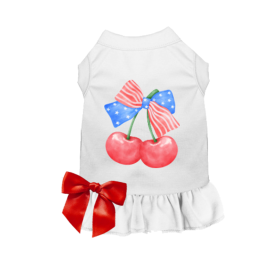Patriotic Cherry Pop White Edition (Color: Black, size: large-l)