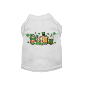 Lucky Charms St. Patrick's Day Dog Tee (Color: Green, size: XL)