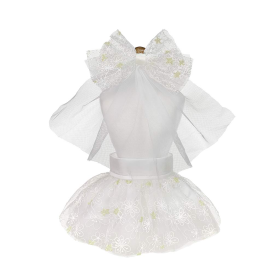 Wedding Dog Dress (Color: Black, size: medium-m)