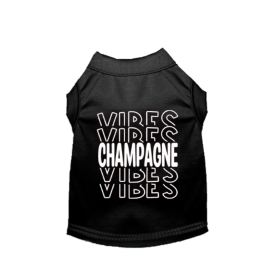 Champagne Vibes Dog Shirt (size: medium)