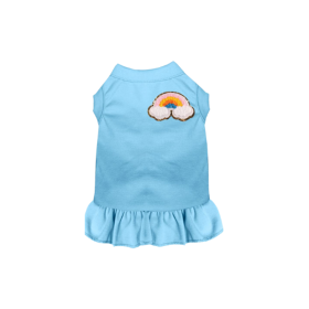 Chenille Rainbow (Color: Blue, size: small)